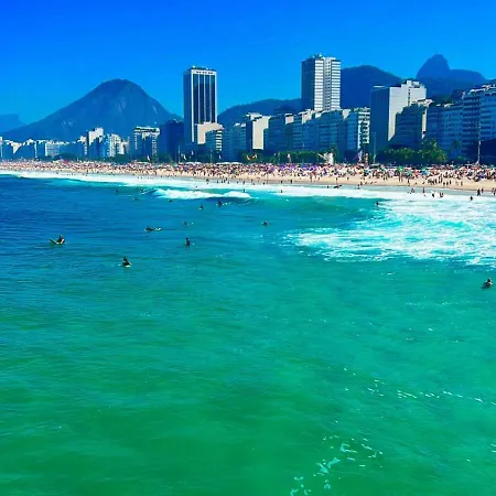 Apartamento Luxuoso Vista Mar Copacabana - Leme Rio de Janeiro Exterior foto